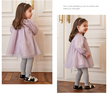 Little Star Light Purple Baby Dress (12mths-9yrs)