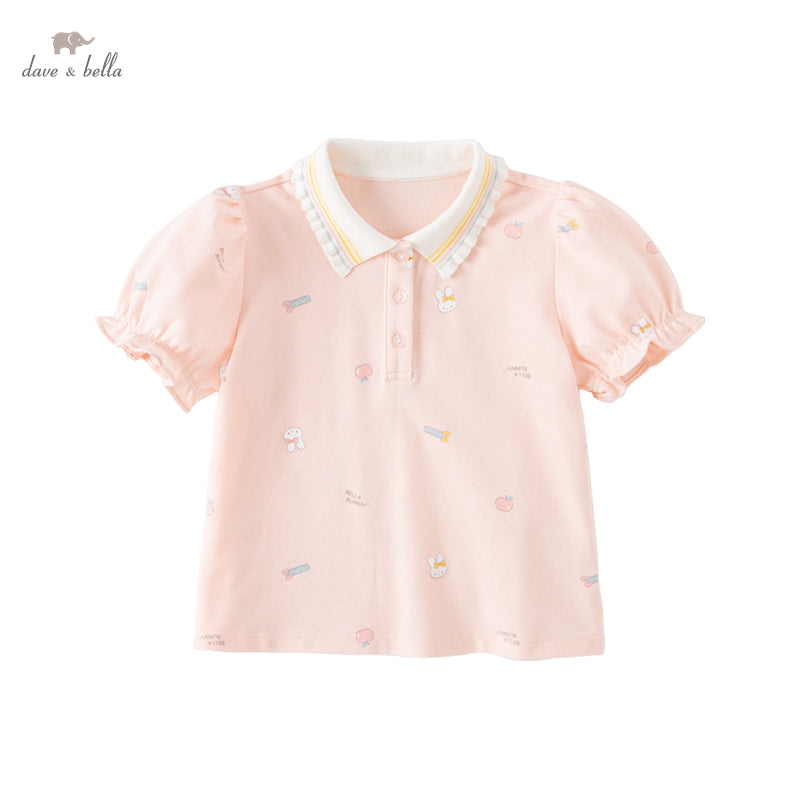 Pink Rabbit Polo Shirt