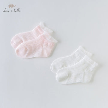 Pink/White Sock