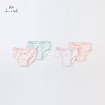 Cute Fun Girl Sticker Cotton Underwear (18mths-11yrs)