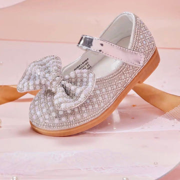 Shoes With Sparkling Bijou Ribbons