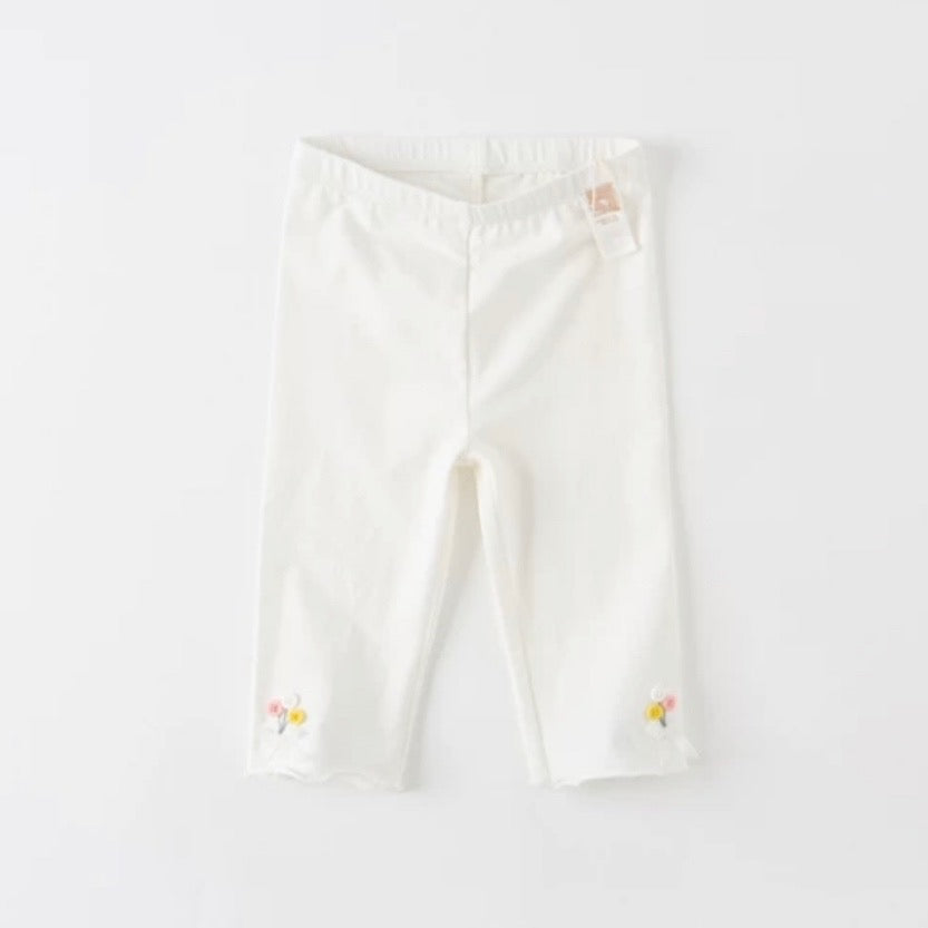 Button Flower Design Pants (12mths-11yrs)