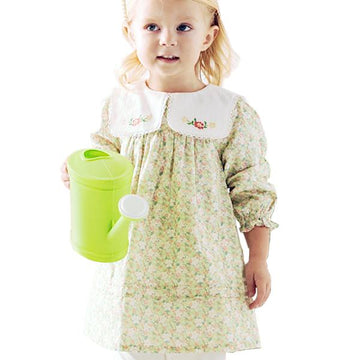 Collar Embroidered Flowers Dress (12mths-7yrs)