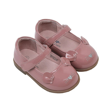 Rabbit Pink Flat Heel Shoes