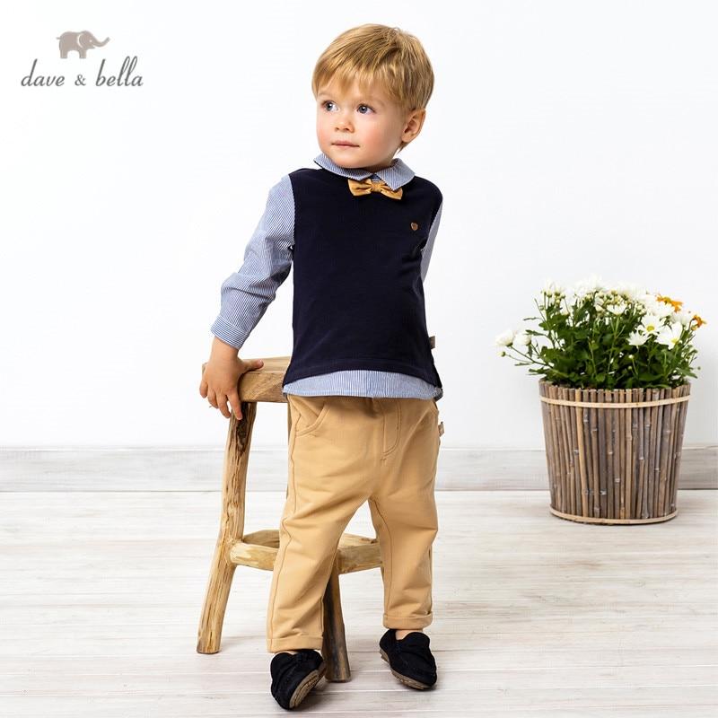 Boys Casual Removable Bow Clothing Set (12mths-7yrs)