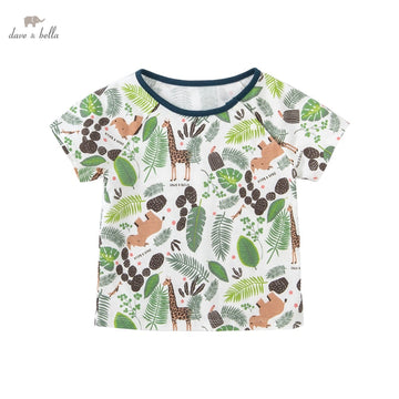 Summer Design Cartoon Animal Casual T-Shirt (12mths-7yrs)