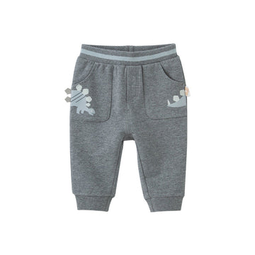 Baby Boys Fashion Cartoon Pockets Pants Children Full Length Kids Boy Pants Infant Toddler Trousers (12mths-7yrs)